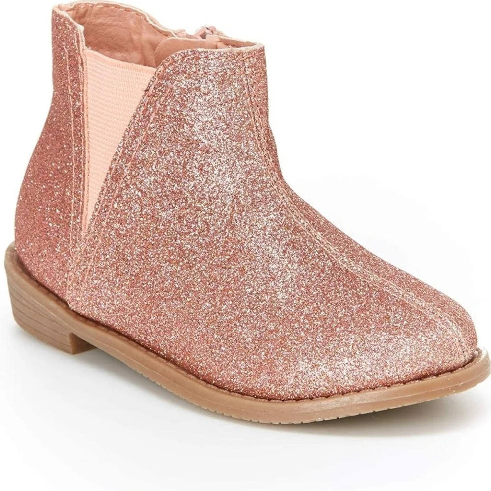 Carter Carmina Chelsea Rose Gold Low Booties Size 5